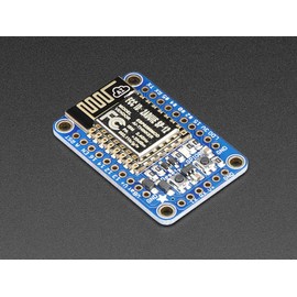 Adafruit Huzzah ESP8266 Breakout - WiFi Microcontroller with Lua & Arduino IDE Support, 80MHz CPU, 176KB RAM, 9 GPIO Pins, 1 Analog Input, 2 UART Pins, 2 Power Inputs, CE/FCC Certified
