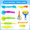 Dough Tool Set, 13Pcs Dough and Clay Play Tools Kit