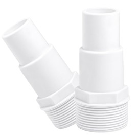 Pool Hose Connector, Hose Nozzle Pool Set Diameter 32 / 38 mm to 1.5 Inch Hose Barb, Pack of 2