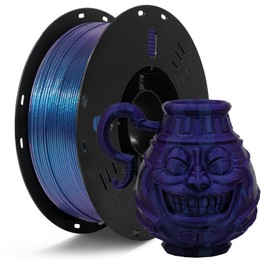 FilaBees Rapid PLA Filament 1.75mm Nebula Purple 1kg, 3D Printer Filament High Speed PLA for Max 500mm/s Fast Printing, Changing Colors with Light,Upgraded Tangle-Free 3D Printing Filament ±0.02mm