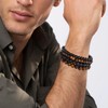 4 Pcs Bead Bracelets 6mm & 8mm Mens Beaded Bracelet