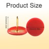 Yosawo Pack of 150 Colourful Thumbtacks Round Pins Thumbtacks for
