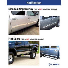 Made in USA! Compatible with 1999-2006 Chevy Silverado 4Dr Extended Cab Rocker Panel Chrome Stainless Steel Body Side Moulding Molding Trim 1.5" Wide 4PC