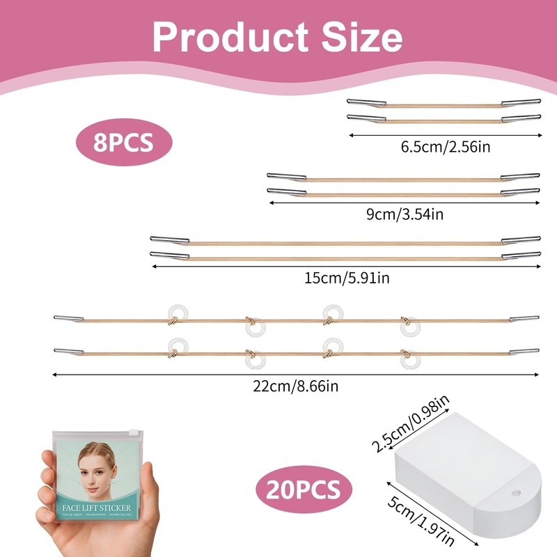 Face Lifting Tape, Face Lifting Stickers, Instant Effect Invisible Face