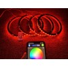 FIA 4pcs 6.5'' RGB LED Speaker Lights For Car Truck