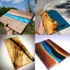 Kalinta Epoxy Mold with Divider Adjustable-11.4x7.5x2in No-Seal Large Resin Mold