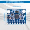 GY-521 MPU6050 Module AYWHP 3 Pieces 3 Axis Gyroscope and