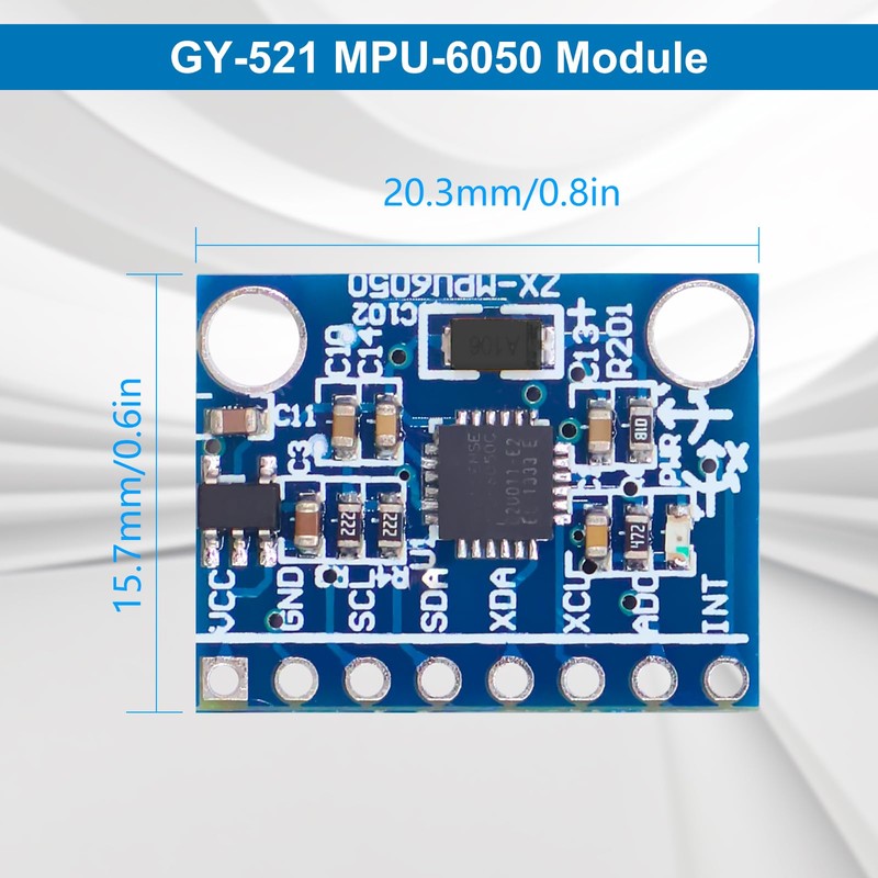 GY-521 MPU6050 Module AYWHP 3 Pieces 3 Axis Gyroscope and
