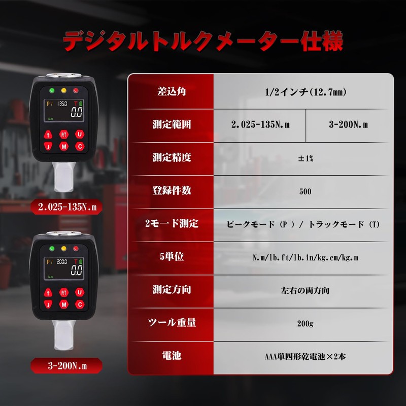 Epidioxi Digital Torque Meter, Digital Torque Adapter, High Precision, Torque
