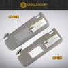 Dasbecan Gray Left Driver Side Sun Visor Compatible with Toyota