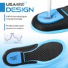 XINIFOOT Performance Insoles, Carbon Fibre Shoe Insoles for Men and