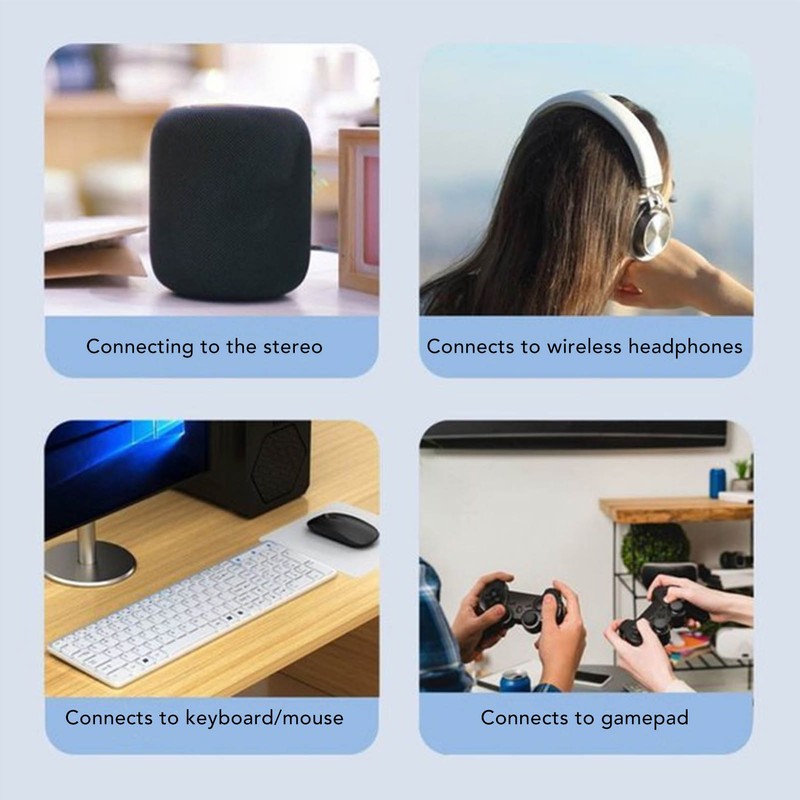 USB Bluetooth Adapter for PC Lossless Transmission Wireless Bluetooth 5.3