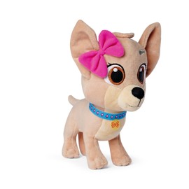 Simba ChiChi Love Best Friends Forever 105890020 Youtube Series Plush Dog in Hot Pink Vinyl Handbag, 20 cm Cuddly Dog, from 3 Years