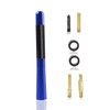 4.7" Short Motorcycle Antenna 2-Pack, Carbon-Fiber Style Stubby Radio Antenna,