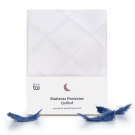 Blumtal QUILTED Mattress Protector DOUBLE SIZE - Super Soft Padding, Extra Deep Mattress Protector, Protection against Bed Bugs - 135 x 190 x 40 cm (53" x 75" x 16")