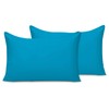Pamposh Pillow Cases 2 Pack Super Soft Brushed Microfibre Pillow