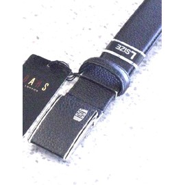 DAKS 25085 No Hole Belt, Dax Belt, Long Size, Supports Up to 43.3 inches (110 cm), Black, Black