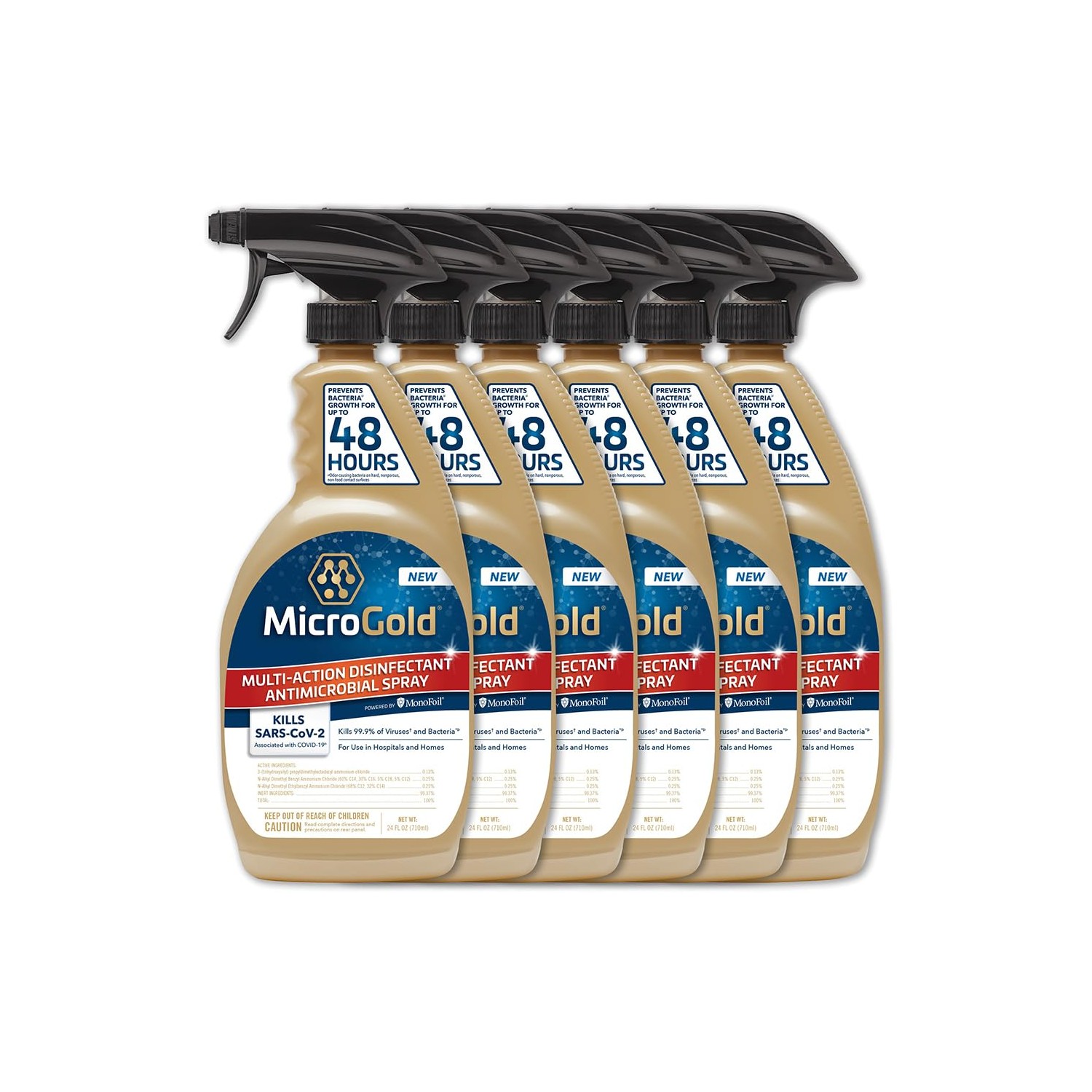 MicroGold Multi-Action Disinfectant Antimicrobial Spray Tested and ...