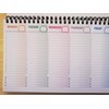 Table Planner 30 x 14 cm (Unique Layout - English)