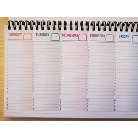 Table Planner 30 x 14 cm (Unique Layout - English)