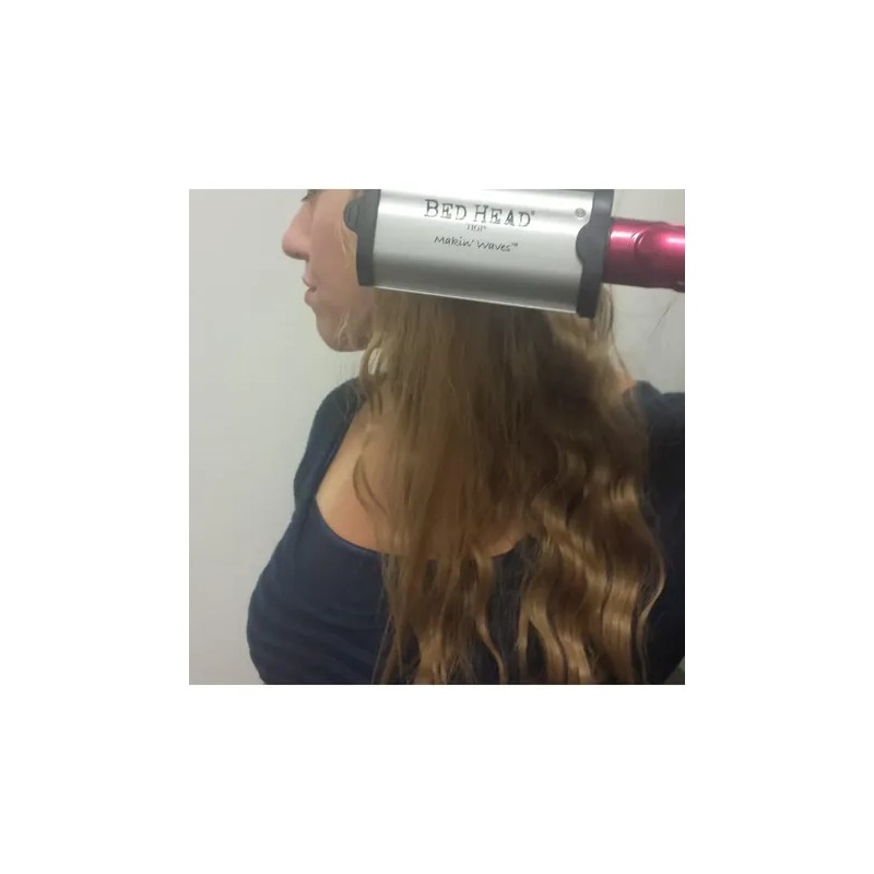 Waflera Onduladora Bed Head Tigi Rojo Con Control De Temperatura