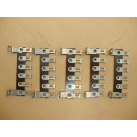 Unbranded Terminal Strip, 6 Lug, 2 Lug Common, Phenolic Terminal Strip NOS (M213) (Qty 5)