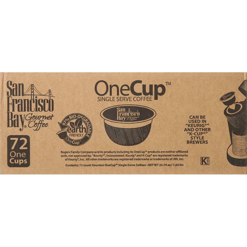 San Francisco Bay Coffee, Breakfast Blend, 72 Count