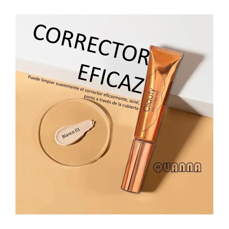 Corrector Base Contorno De Maquillaje Anti-ojeras Acné Poros