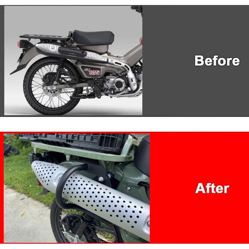 CT 125 Exhaust Crash Guard Crash Bar Compatible with CT125