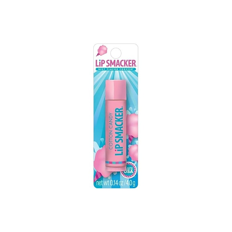 Lip Smacker Cotton Candy, Flavoured Lip Balm for Kids, Superior