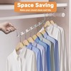 Meneicvy Clothes Hanger Space Saving for Closet Organize, 6 Pack