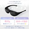 [CocoFill] 脱毛専用サングラス ケース付き軽量 遮光サングラス 3Dカーブ設計 光完全ブロック 保護メガネ