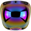 Biltwell Bubble Shield Rainbow Mirror - Anti-fog, Scratch Resistant, UV/A