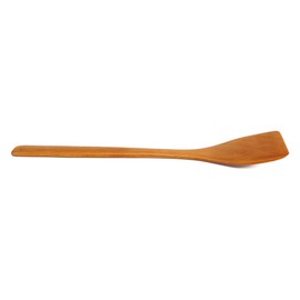 Raguso Nonstick Wooden Turner Fried Shovel Cooking Kitchen Utensils Shovel Long Handled Wood Corner Spatula Spoon Scraper (Light wood color)