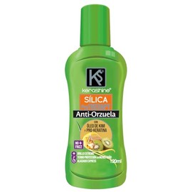 KeraShine Silica en Gotas de Seda Kiwi, Tratamiento Capilar Protector con ProKeratina, 120 ml