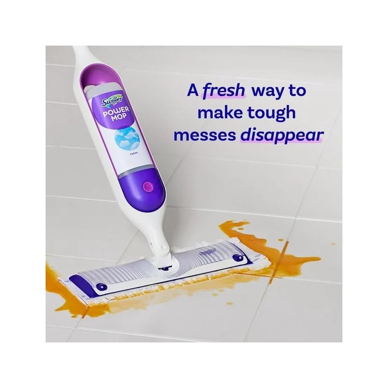 Swiffer Power Mop Cleaning Solution, Fresh Scent, 0.75L