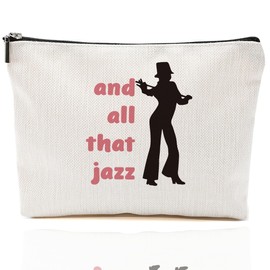 BARREEMO Jazz Dancer Gifts Dance Makeup Bag for Competition Dance Recital Gifts for Girls Birthday Christmas Gifts for Dance Teams Dance Lover Teacher Dance Stuff Cosmetic Bags