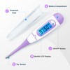 Easy@Home Digital Basal Thermometer with Large Backlight LCD Display, 1/100th
