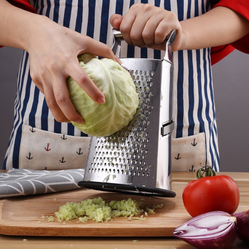 Chef Remi Food Grater | 4-Sided Blades Stainless Steel Cheese