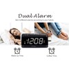 ZAPALA expert Alarm Clock Radio, 2 Alarms Large LED Display
