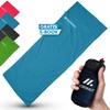 NORDMUT® Sleeping Bag Cotton Ultralight with Full Zip [480g] Travel