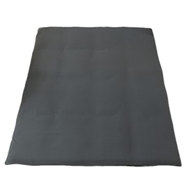 Arzocolia 100% Washed Cotton Futon Cover for Japanese Futon Floor Mattress with Zipper Twin Full Queen Machine Washable Super Soft (Dary Grey, Twin)