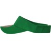 TOP HEADWEAR Solid Adjustable Blank Visor, Kelly Green