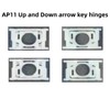 Replacement 2Pcs Up/Down Arrow Keycaps Keys and Hinges and Silicone