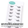 Hermosa Vegas Velvet False Eyelashes with 20mm Black Band, Half