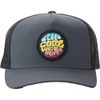 RIP CURL Men's Wetsuit Icon Trucker Baseball Hat Washed Black