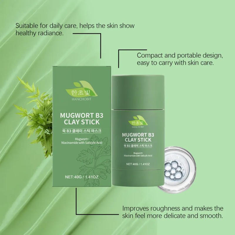 Máscara Facial De Arcilla Hanchobit Mugwort B3