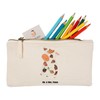 Mr. & Mrs. Panda Make Up Bag Cow, White, Hand