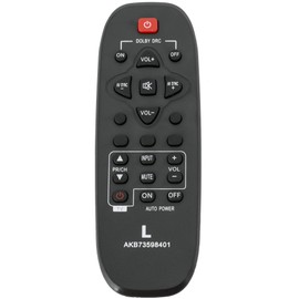 AKB73598401 Replacement Remote Control Fit for LG NB2020A NB2022A NB2030A Sound Bar System