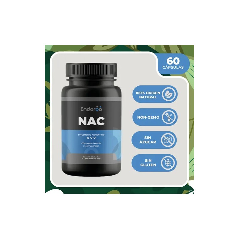 Nac Acetilcisteína Cápsulas 1000 Por Porción